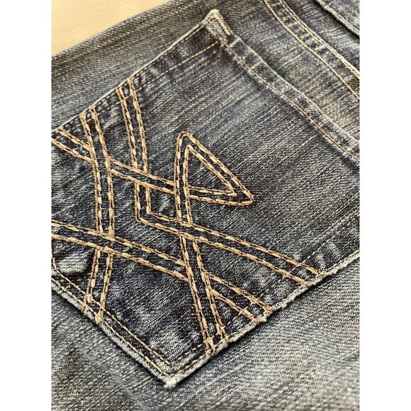 7 For All Mankind Edie Womens Y2K bootcut Jeans Size28 Actual 31W X 32.5L - Picture 10 of 11